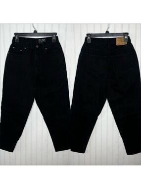 High Rise Easy Fit Black Jeans Size 25X 27